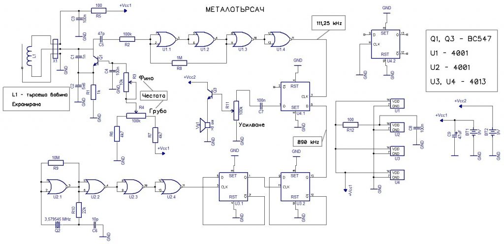 BFO металотърсач