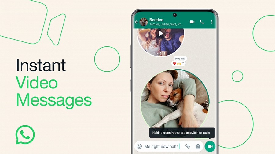 WhatsApp пуска мигновени видеосъобщения